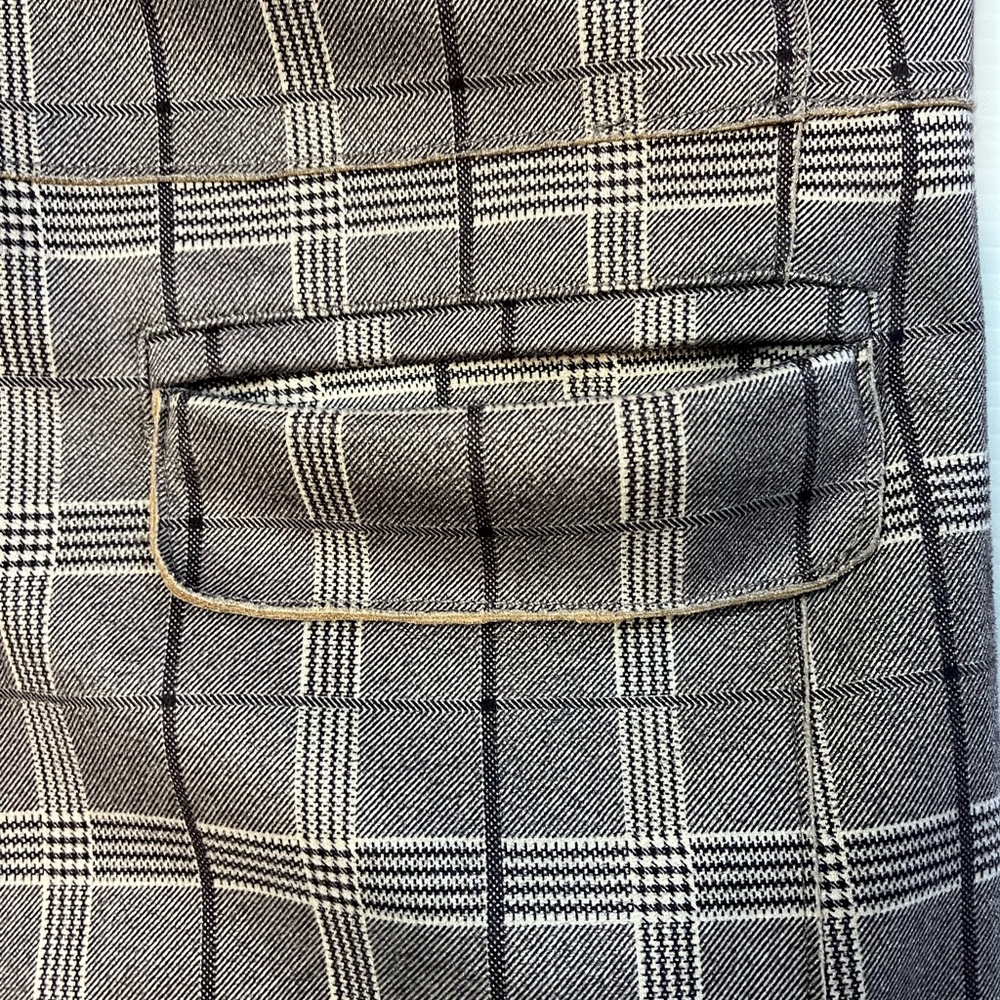 Blank NYC via Anthropologie Plaid Longline  Duster Coat - Picture 6 of 11